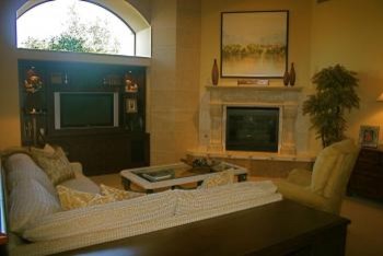 Mediterranean living room in Phoenix.