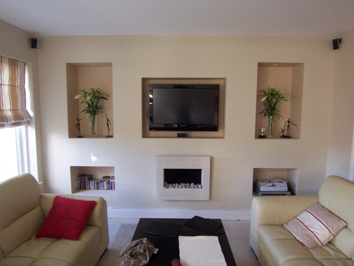 Inspiration for a modern living room in Dublin.