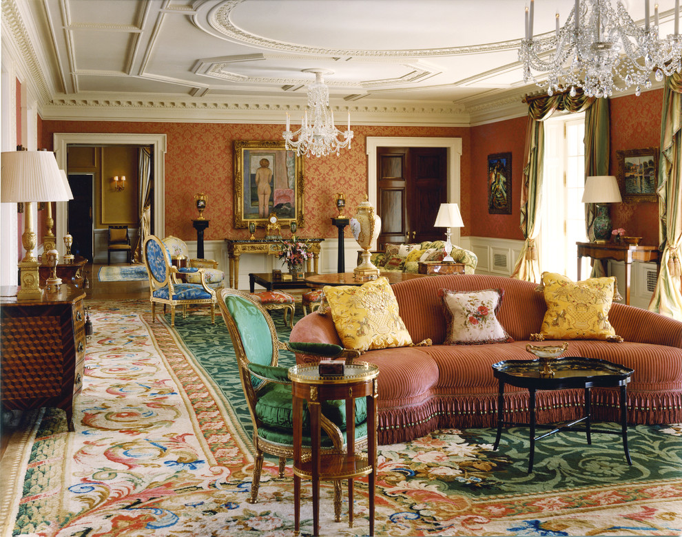 Inspiration for a classic living room in Philadelphia.
