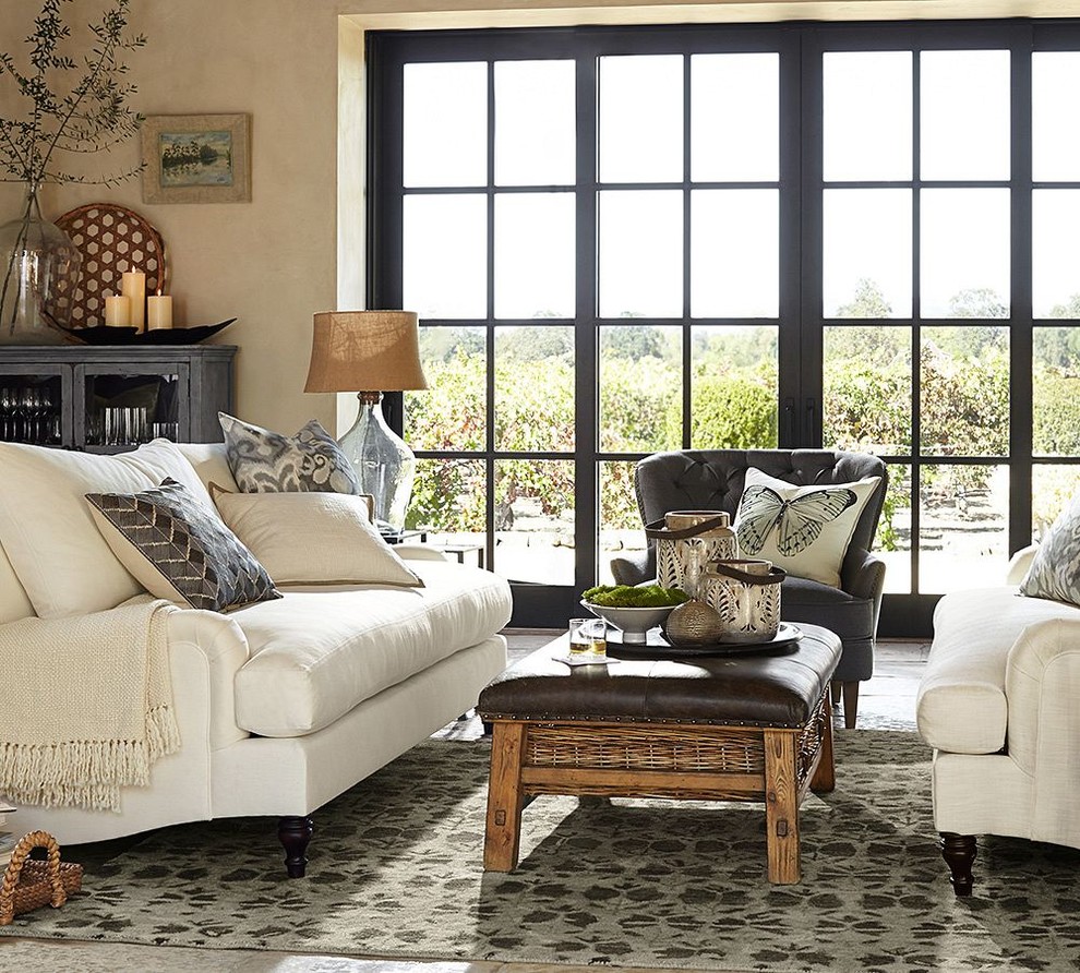 Pottery Barn - Contemporary - Living Room - Sacramento ...