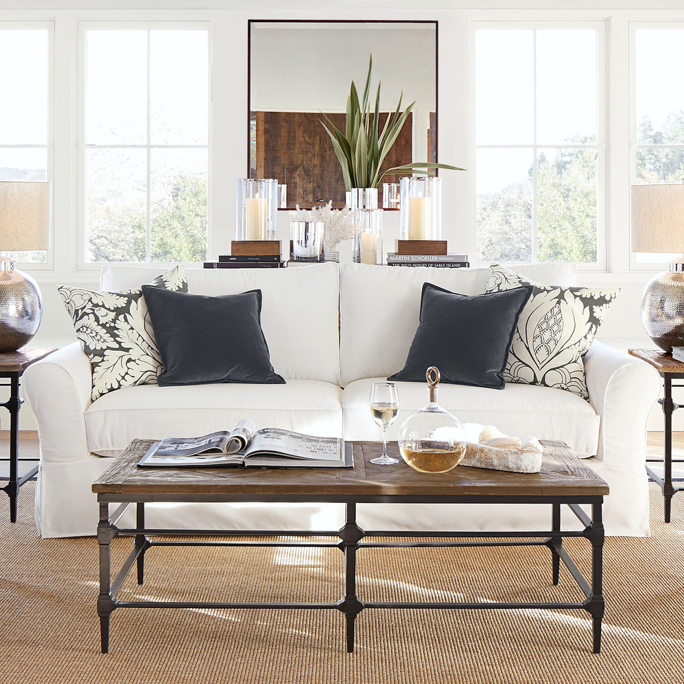 Pottery Barn Contemporary Living Room San Francisco by Pottery