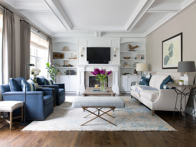 Prairie Avenue - Country - Living Room - Chicago - by Victoria Hardy ...