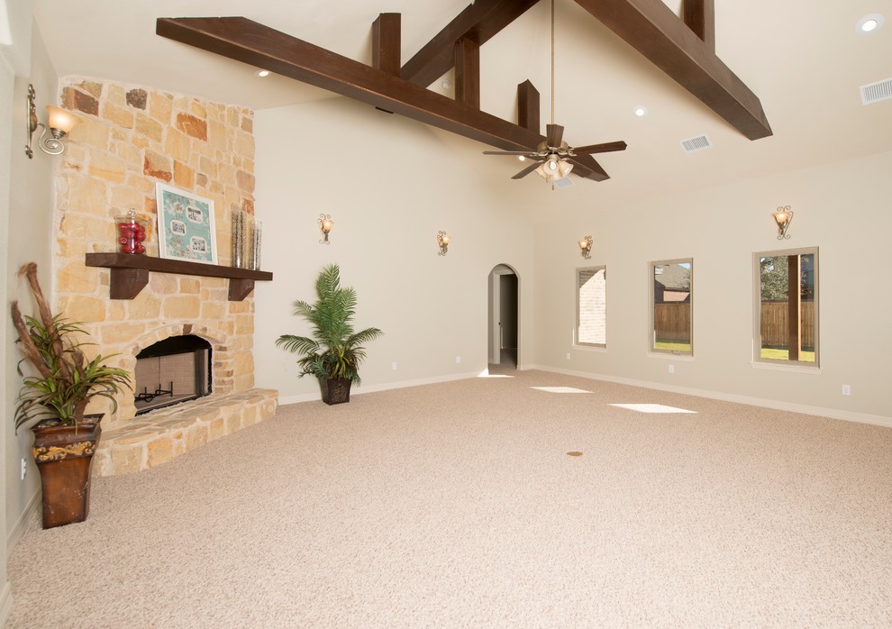 Preston Manor Custom 1 Traditional Living Room Dallas by