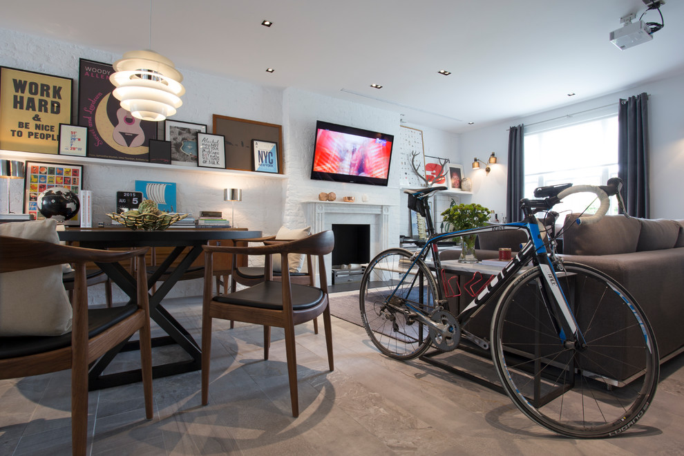 Photo of a contemporary living room in London.