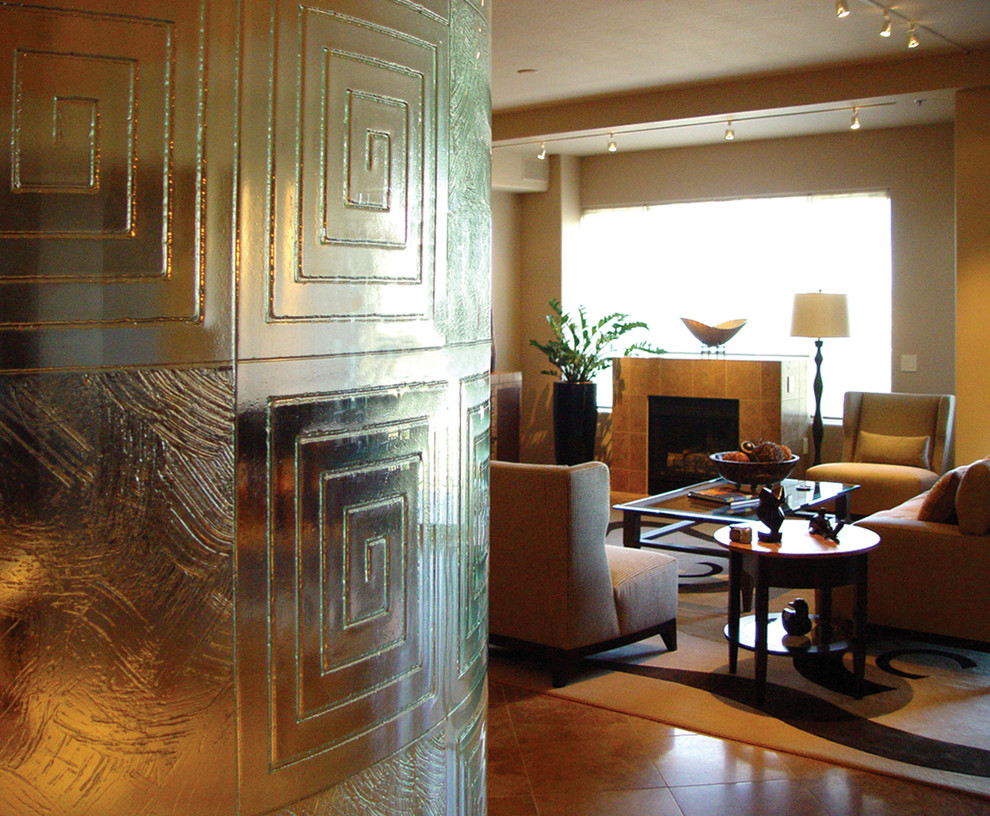 Private Residence 17 - Phoenix, AZ - Living Room - Phoenix - by Meltdown Glass Art & Design, LLC ...