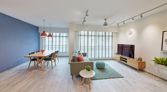 8 HDB Flats Bring a Colourful Twist to the Scandi Style | Houzz
