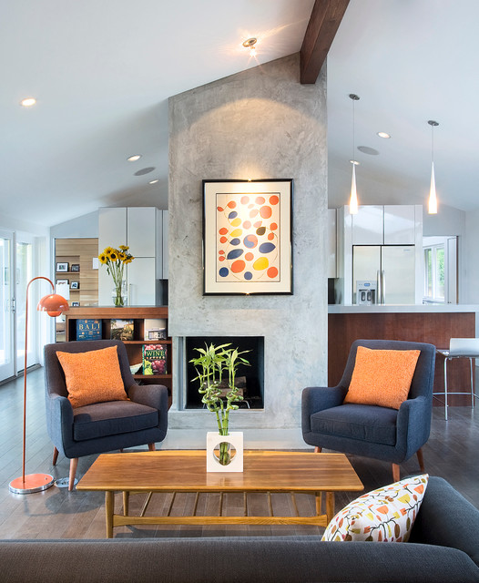 Project 1 - Retro - Salón - Santa Bárbara - de mckean construction