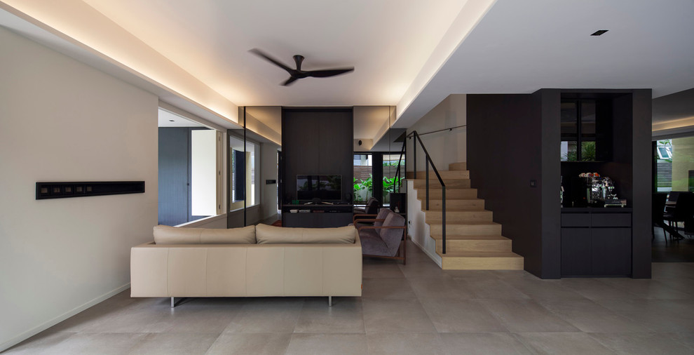 Example of a living room design in Singapore