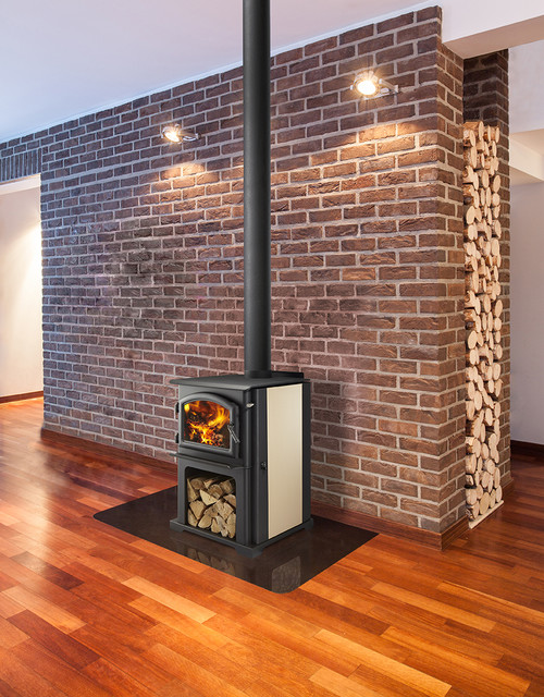 Quadra Fire Discovery I Wood Stove Rustic Living Room Other By Quadra Fire Wood Pellet Stoves Houzz Uk