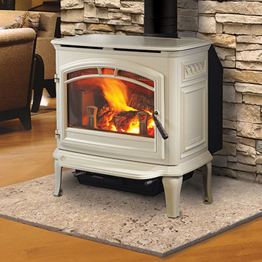 QuadraFire Explorer Series Wood Stoves Living Room Seattle by QuadraFire Wood & Pellet