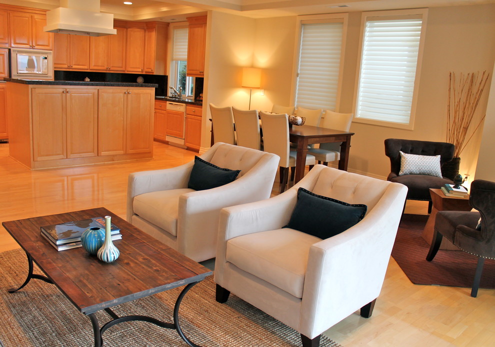 Queen Anne Condo On Taylor Ave N Transitional Living Room Seattle