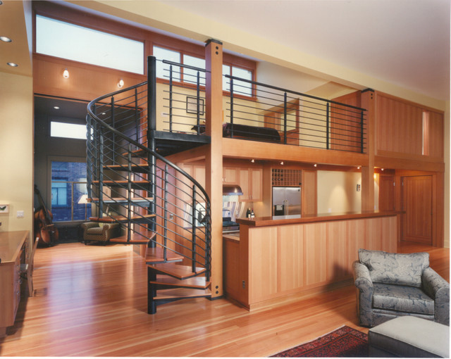 Queen Anne Loft Moderne Salon Seattle par BAAN design Houzz