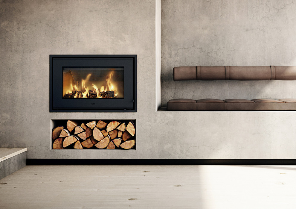 Rais 700 Wood Burner Contemporary Living Room London By Kindle Stoves Houzz