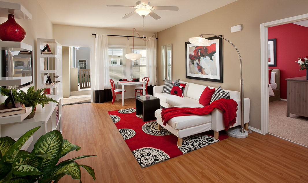 Red And Black Living Room Ideas