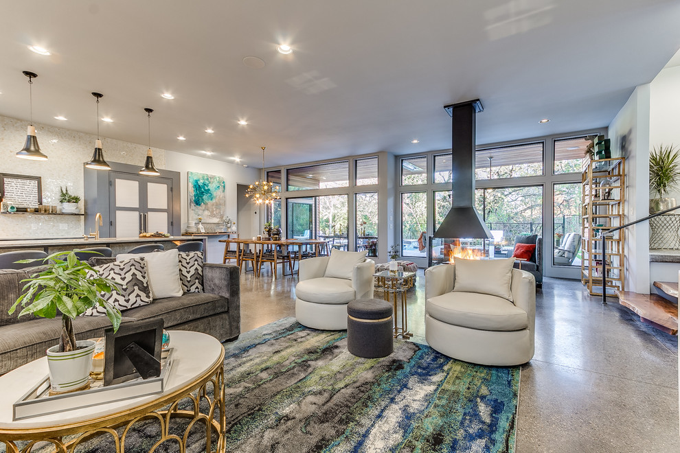 Randolph Home Modern Living Room Oklahoma City by Randolph