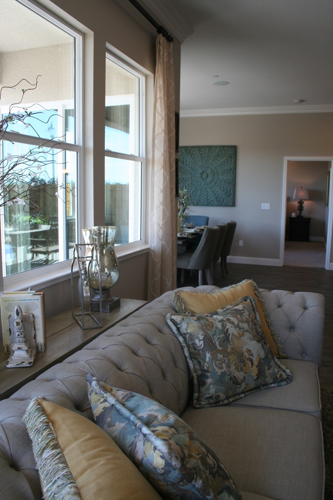 Raymus Homes Manteca Eclectic Living Room Sacramento by