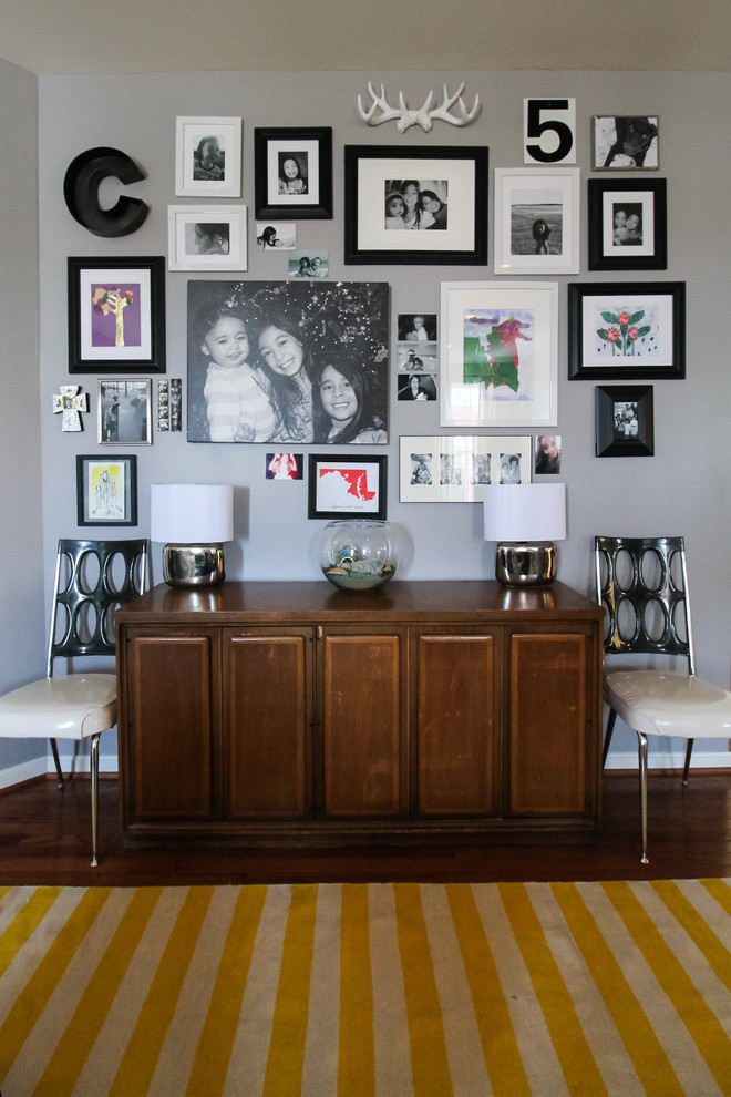 Inspiration for an eclectic living room remodel in DC Metro