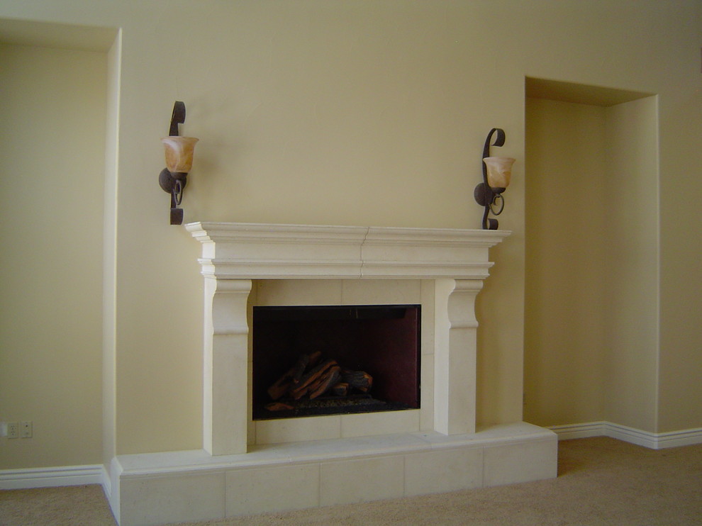 Recessed Niches for Future BuiltIns Traditional Living Room Denver by GEM Interior