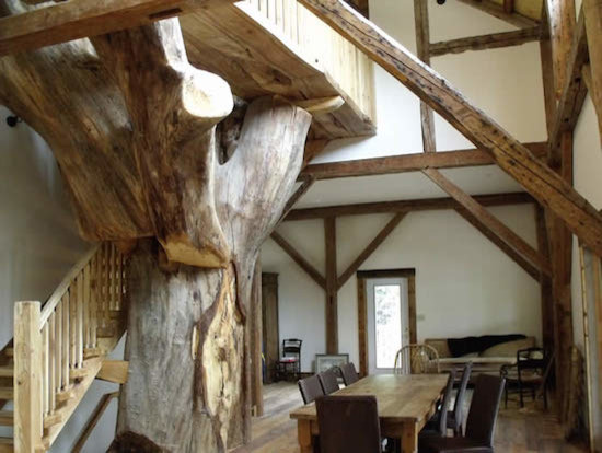 Inspiration for a rustic living room in Other.