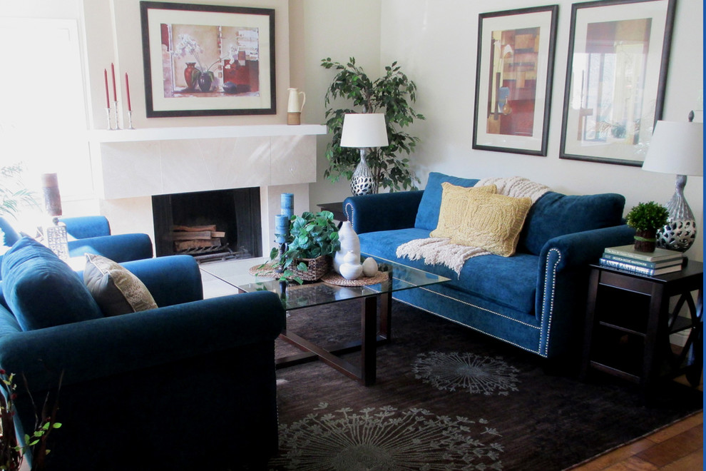 Design ideas for a classic living room in San Francisco.