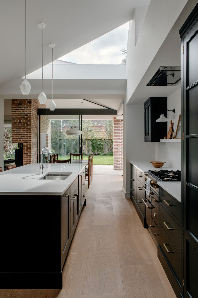 Large classic kitchen in Dublin.