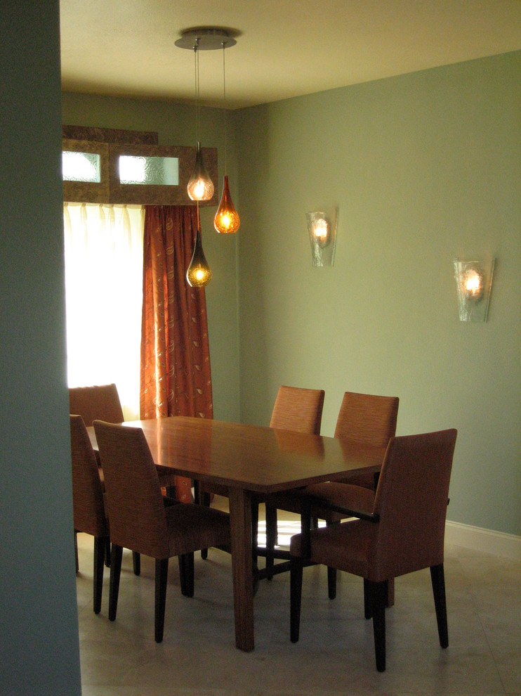 Inspiration for a modern dining room in Boise.