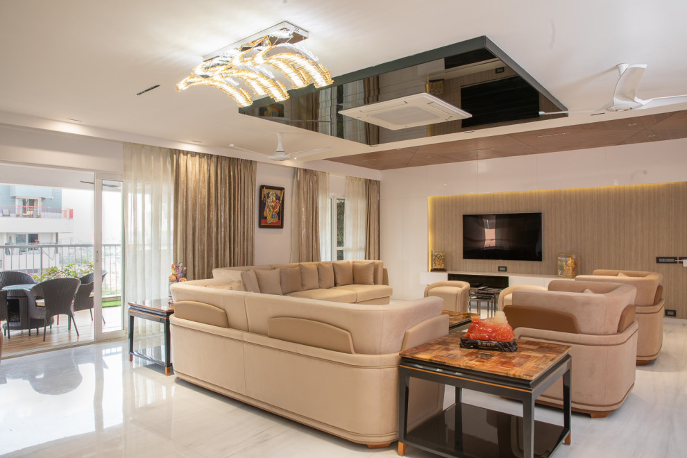 Residential Flat Designed by Architectural Firm NS Associates Indian