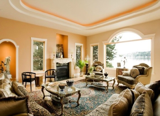 Photo of a mediterranean living room in Atlanta.