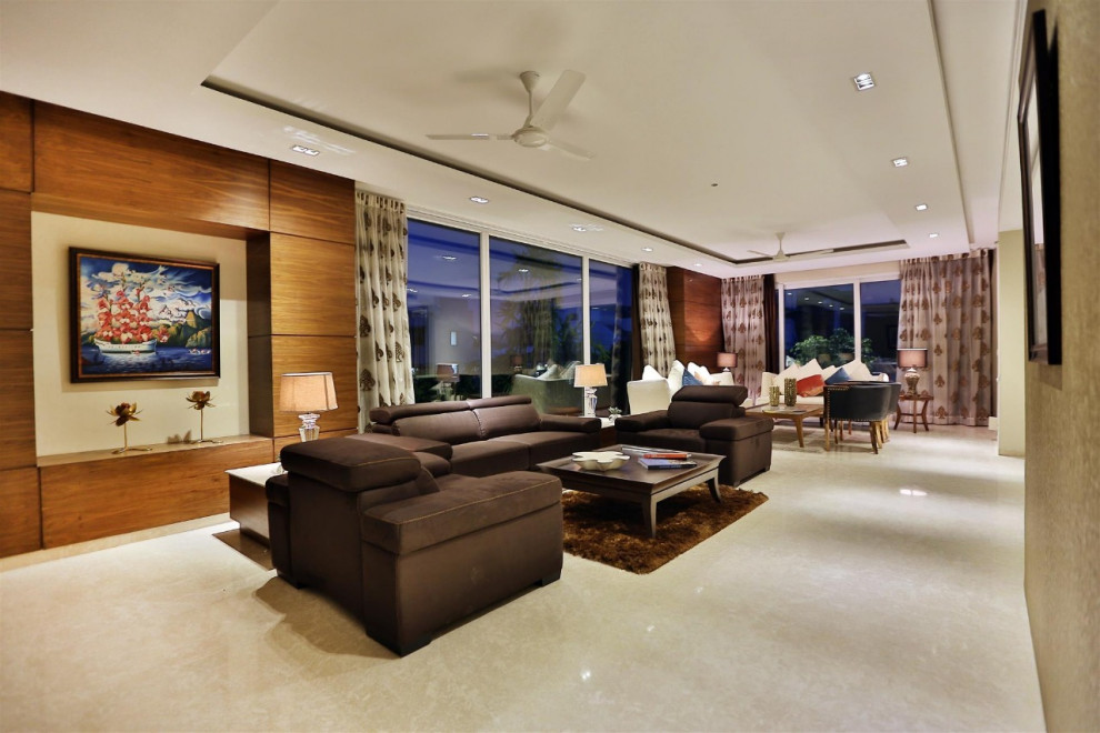 Residential- Interior - Modern - Living Room - Delhi - by Swork Studio ...
