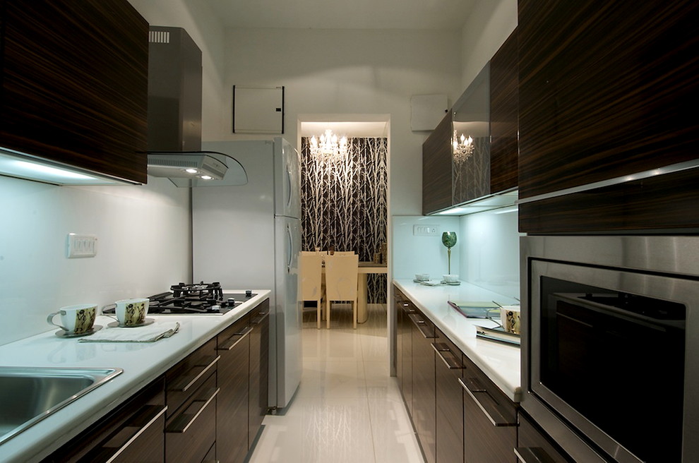 Inspiration for a contemporary kitchen in Mumbai.