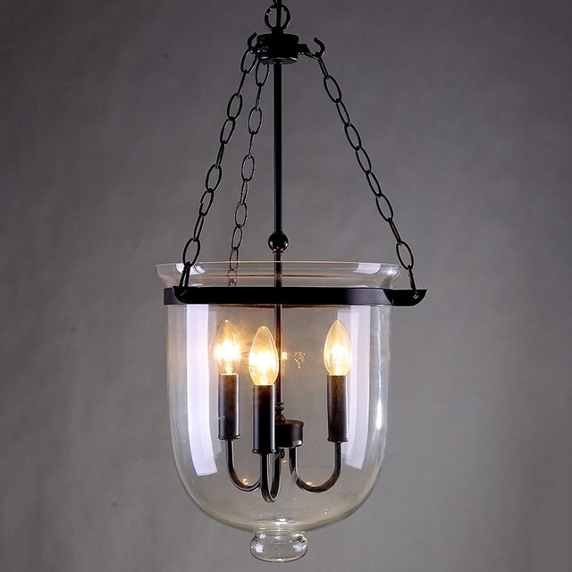 bell jar ceiling light