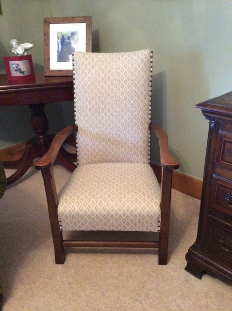 Reupholstered 1940 S Chair Midcentury Living Room Other Houzz AU   Reupholstered 1940 S Chair Img~3c01788507bcc482 4 4516 1 F85ff59 