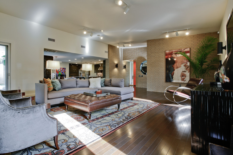 RKR5733 Bluffview Residence Dallas, TX Contemporary Living Room