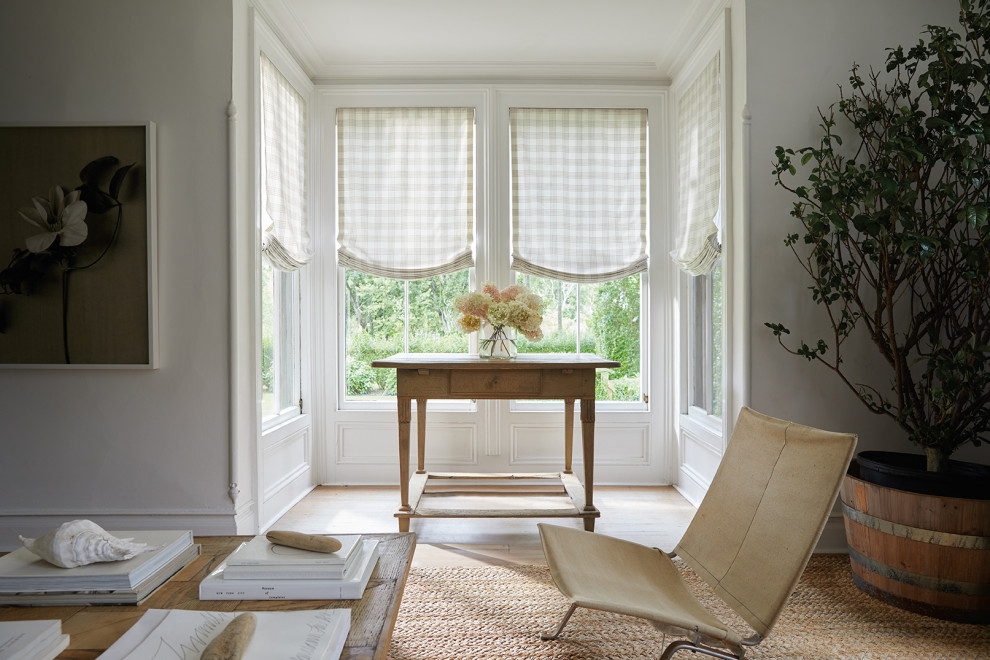 Roman Shades - Traditional - Living Room - New York - by The Shade ...