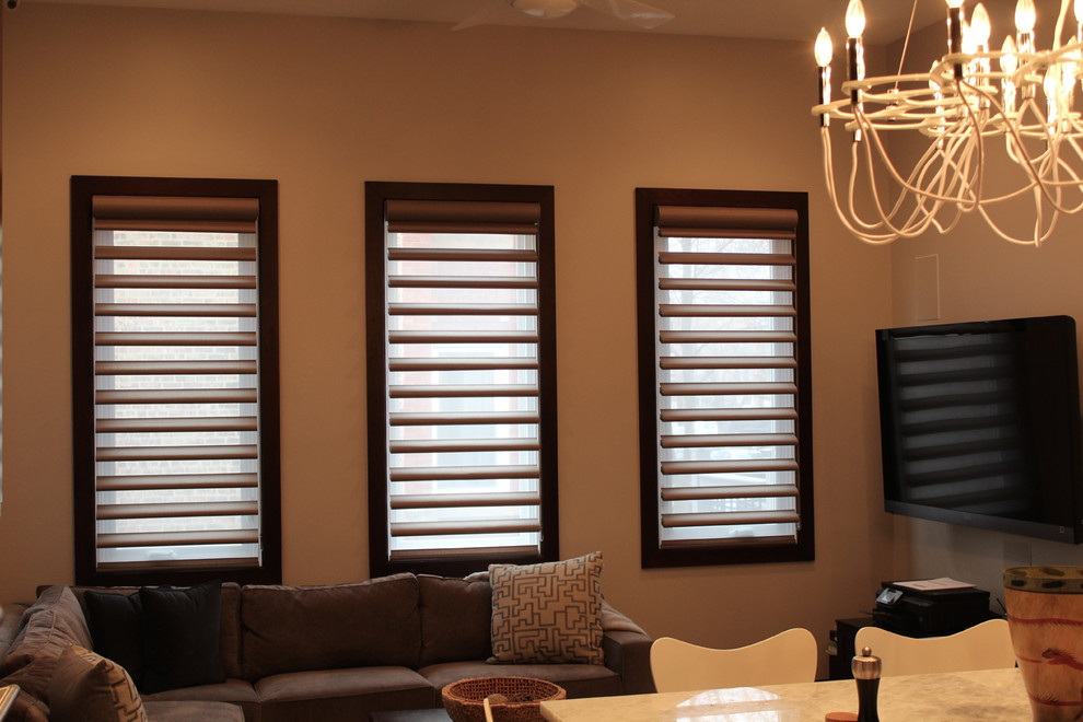 Roscoe Village 5" Pirouette & 3" Silhouette Window Shades