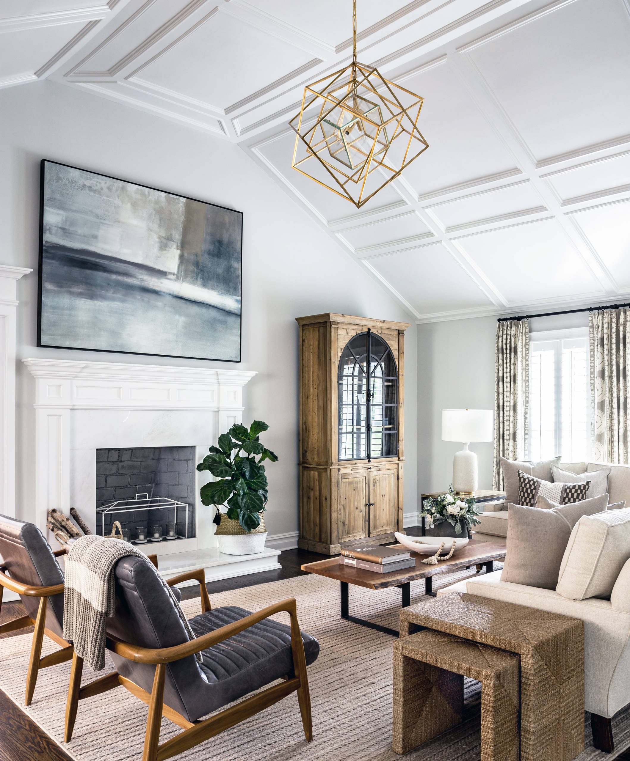 Rumson Road Renovation Transitional Living Room New York By Salt Design Co Houzz