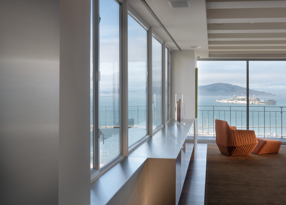 Russian Hill Apartment Modern Living Room San Francisco by