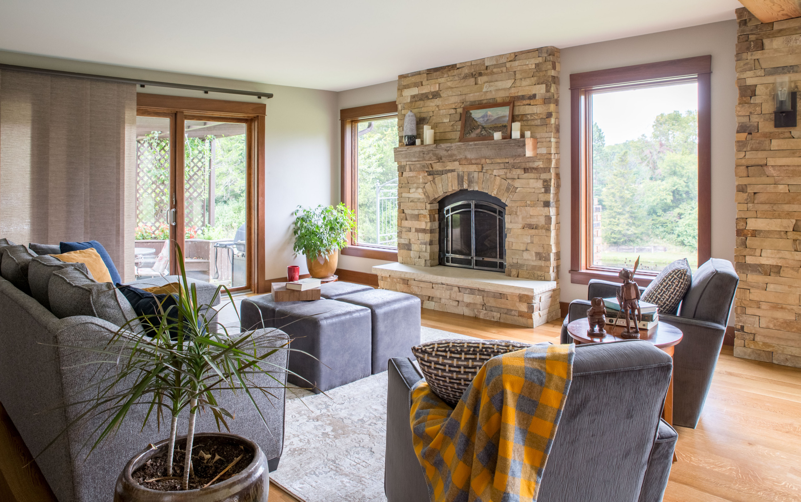 75 Rustic Purple Living Room Ideas You ll Love January 2024 Houzz
