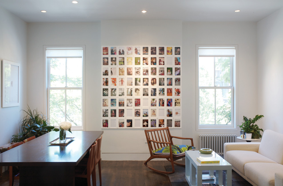 Design ideas for a modern living room in Boston.
