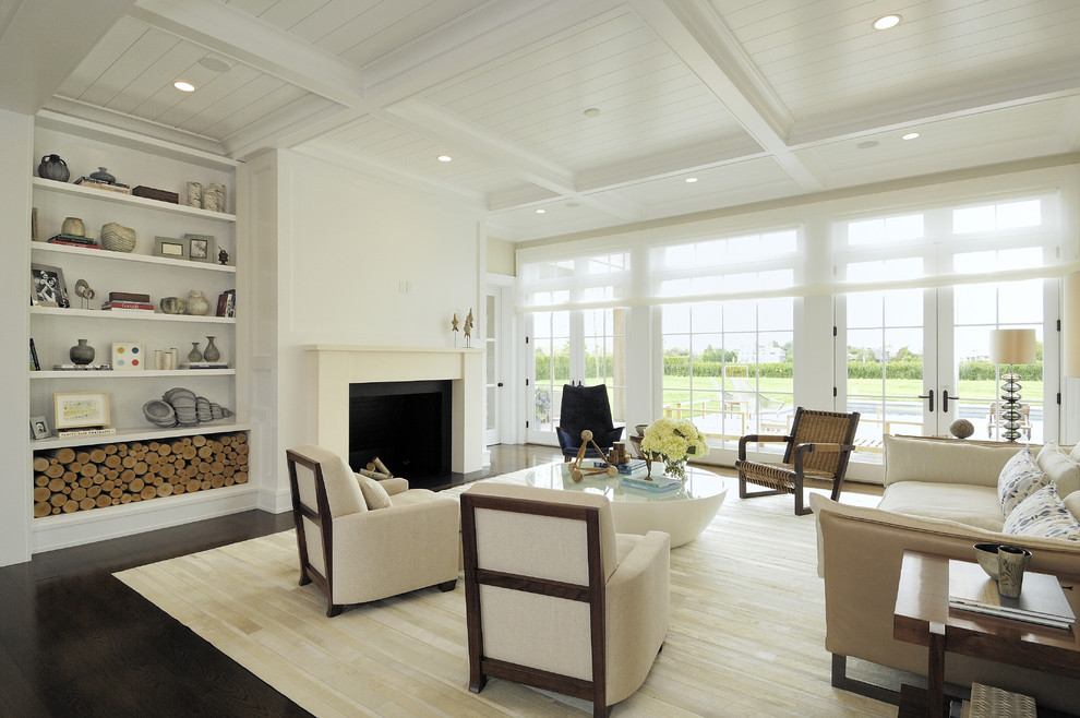 Sagaponack/Town Line Transitional Living Room Los Angeles by EB