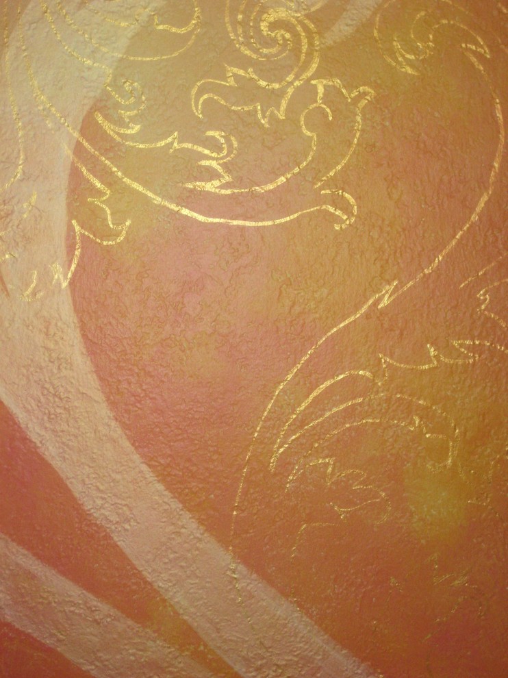 San Francisco accent wall Eclectic Living Room San Francisco by