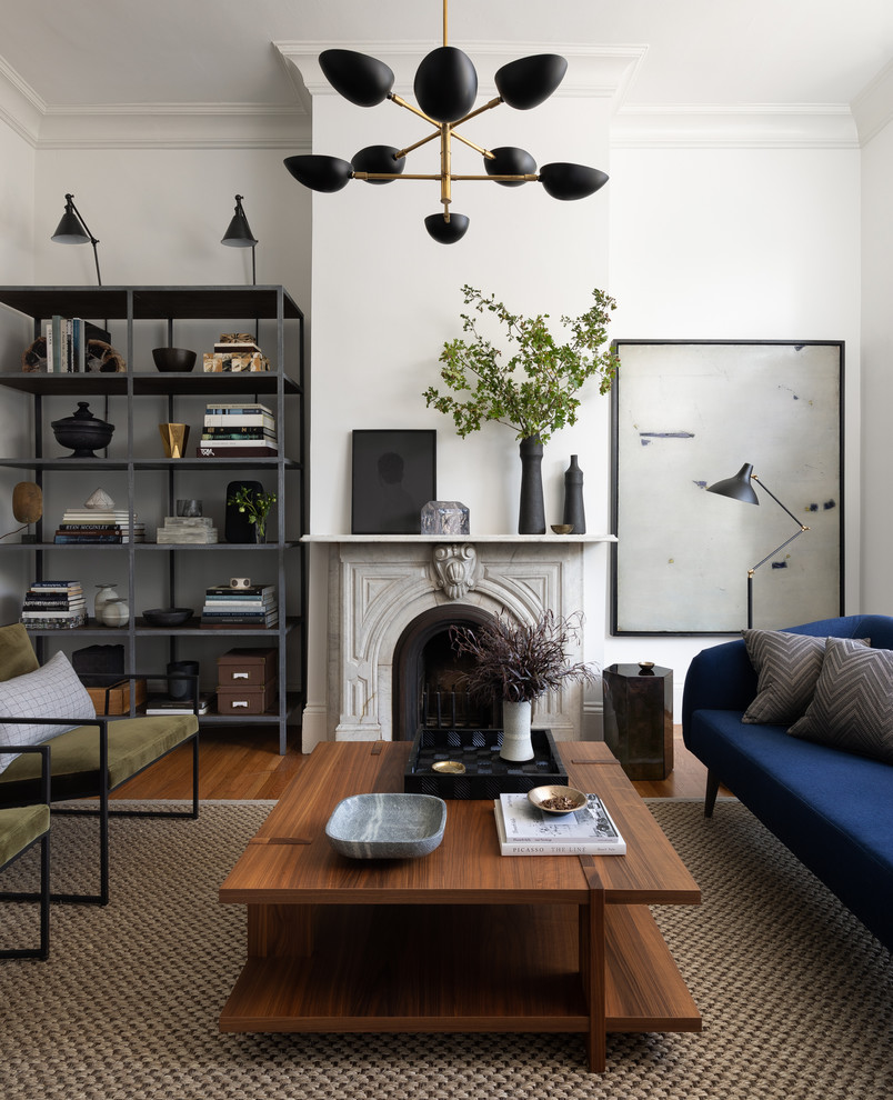 Living room - victorian living room idea in San Francisco