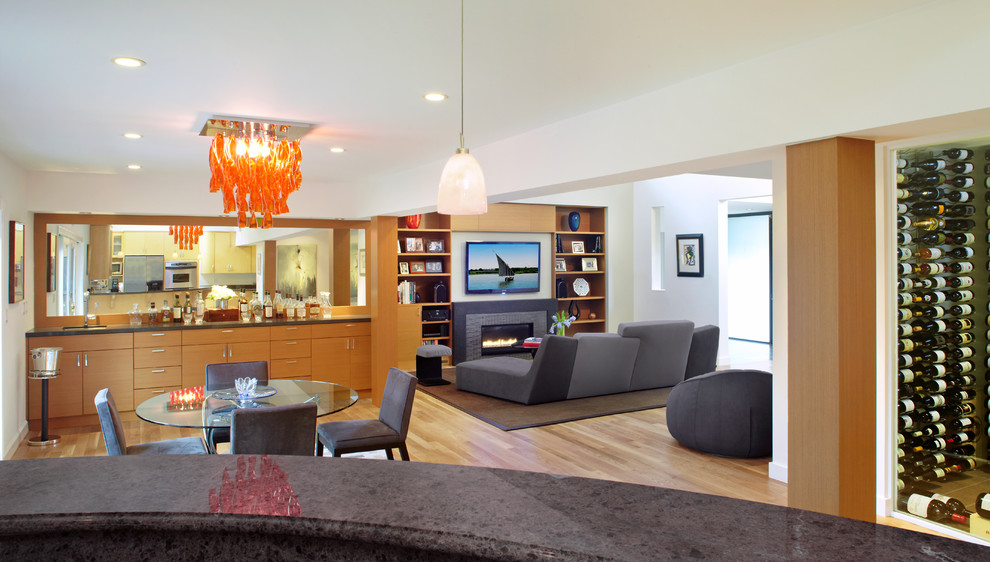 Contemporary living room in San Francisco.