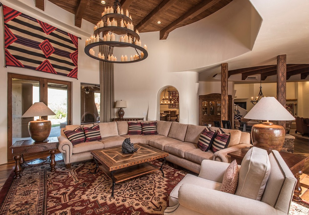 Santa Fe Luxury - Southwestern - Living Room - Phoenix - by Feathers