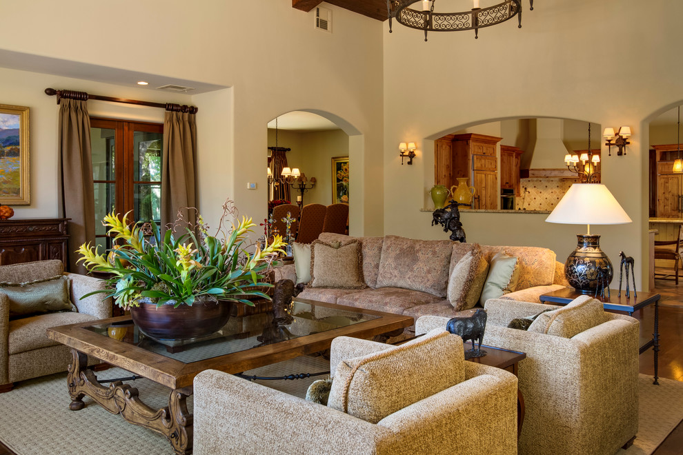 This is an example of a mediterranean living room in San Francisco.