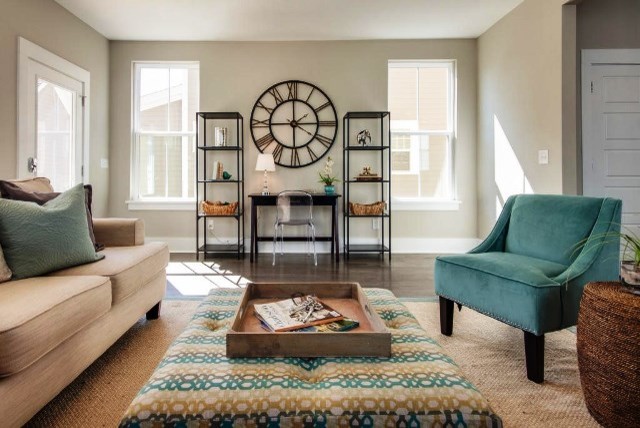 Living room - living room idea in Charleston