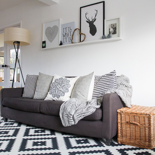 Scandi Living Room and Bedroom Scandinavian Living Room Surrey
