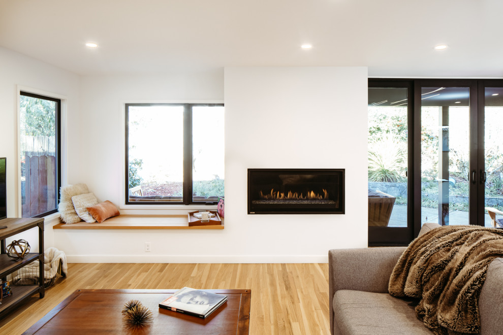 SE Rex St Whole House Remodel Modern Living Room Portland by