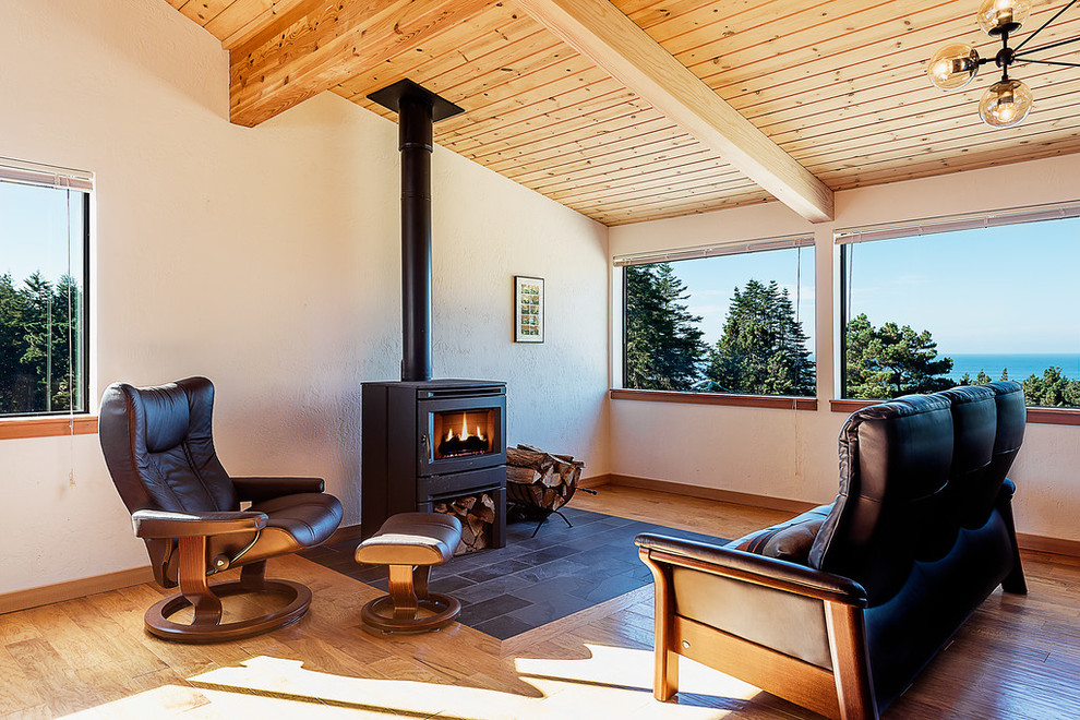 Sea Ranch Remodel - Midcentury - Living Room - San Francisco - by ...