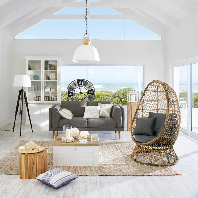 Seaside Style Coastal Cool Beach Style Living Room London by Maisons du Monde UK